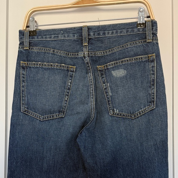 Nili Lotan Blue Straight Leg Jeans - Picture 5 of 8